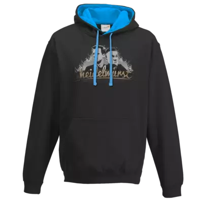Motiv: Two-Tone Hoodie - Heidelwurst - bestimme auf Wunsch Details wie Produkt, Grösse, Farbe und Position selbst ! Motiv: Two-Tone Hoodie - Heidelwurst