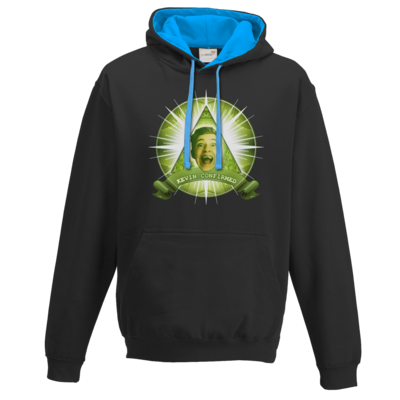 Motiv: Two-Tone Hoodie - Illumicurry - bestimme auf Wunsch Details wie Produkt, Grösse, Farbe und Position selbst ! Motiv: Two-Tone Hoodie - Illumicurry