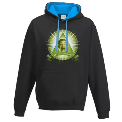 Motiv: Two-Tone Hoodie - Illumicurry - bestimme auf Wunsch Details wie Produkt, Grösse, Farbe und Position selbst ! Motiv: Two-Tone Hoodie - Illumicurry