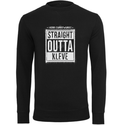 Motiv: Light Crew Sweatshirt - Curry - Straight Outta Kleve - bestimme auf Wunsch Details wie Produkt, Grösse, Farbe und Position selbst ! Motiv: Light Crew Sweatshirt - Curry - Straight Outta Kleve
