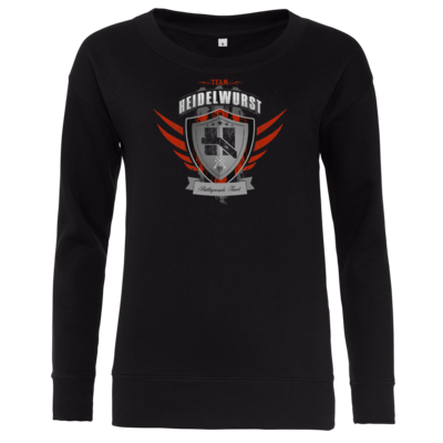 Motiv: Girlie Sweatshirt - Team Heidelwurst - bestimme auf Wunsch Details wie Produkt, Grösse, Farbe und Position selbst ! Motiv: Girlie Sweatshirt - Team Heidelwurst