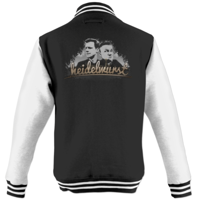 Motiv: College Jacke - Heidelwurst - bestimme auf Wunsch Details wie Produkt, Grösse, Farbe und Position selbst ! Motiv: College Jacke - Heidelwurst