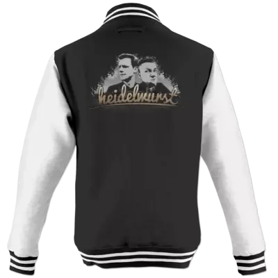 Motiv: College Jacke - Heidelwurst - bestimme auf Wunsch Details wie Produkt, Grösse, Farbe und Position selbst ! Motiv: College Jacke - Heidelwurst