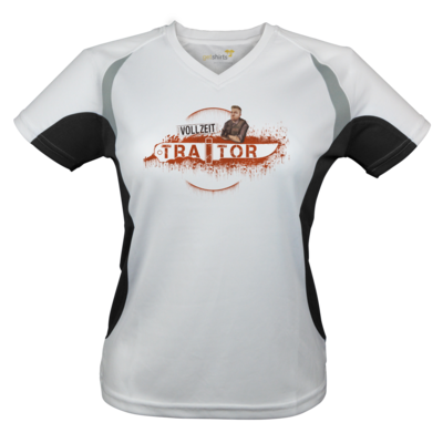 Motiv: Laufshirt Lady Running T - Heidelwurst Merch - Curry - Vollzeit Traitor - bestimme auf Wunsch Details wie Produkt, Grösse, Farbe und Position selbst ! Motiv: Laufshirt Lady Running T - Heidelwurst Merch - Curry - Vollzeit Traitor