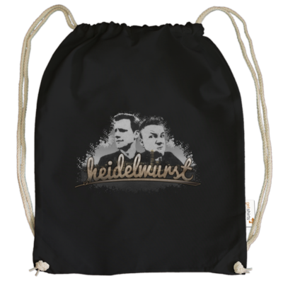 Motiv: Cotton Gymsac - Heidelwurst - bestimme auf Wunsch Details wie Produkt, Grösse, Farbe und Position selbst ! Motiv: Cotton Gymsac - Heidelwurst