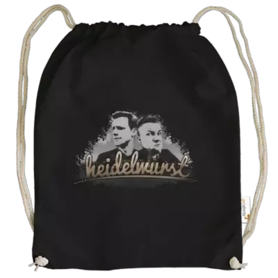 Motiv: Cotton Gymsac - Heidelwurst - bestimme auf Wunsch Details wie Produkt, Grösse, Farbe und Position selbst ! Motiv: Cotton Gymsac - Heidelwurst