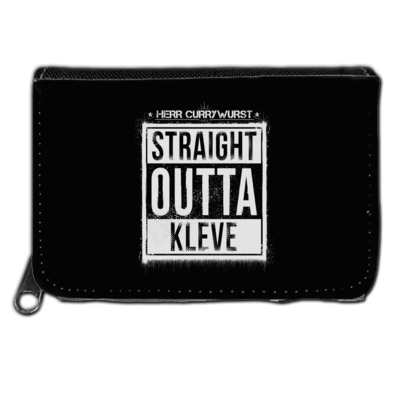Motiv: Geldboerse - Curry - Straight Outta Kleve - bestimme auf Wunsch Details wie Produkt, Grösse, Farbe und Position selbst ! Motiv: Geldboerse - Curry - Straight Outta Kleve