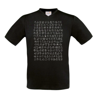 Motiv: T-Shirt V-Neck FAIR WEAR - Submonster hell - bestimme auf Wunsch Details wie Produkt, Grösse, Farbe und Position selbst ! Motiv: T-Shirt V-Neck FAIR WEAR - Submonster hell