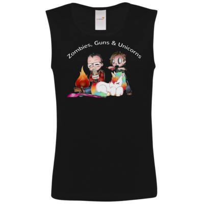Motiv: Athletic Vest FAIR WEAR - DerPeci - Zombies, Guns and Unicorns - bestimme auf Wunsch Details wie Produkt, Grösse, Farbe und Position selbst ! Motiv: Athletic Vest FAIR WEAR - DerPeci - Zombies, Guns and Unicorns