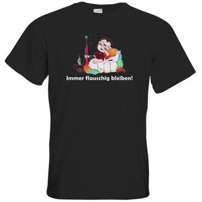 Motiv: T-Shirt Premium FAIR WEAR - Immer flauschig bleiben - bestimme auf Wunsch Details wie Produkt, Grösse, Farbe und Position selbst ! Motiv: T-Shirt Premium FAIR WEAR - Immer flauschig bleiben