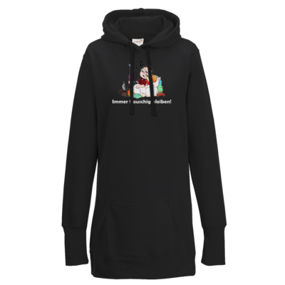 Motiv: Lady Longline Hoodie - Immer flauschig bleiben - bestimme auf Wunsch Details wie Produkt, Grösse, Farbe und Position selbst ! Motiv: Lady Longline Hoodie - Immer flauschig bleiben