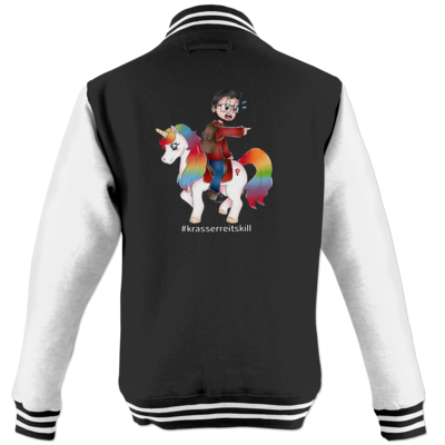 Motiv: College Jacke - DerPeci - Reitskill - bestimme auf Wunsch Details wie Produkt, Grösse, Farbe und Position selbst ! Motiv: College Jacke - DerPeci - Reitskill