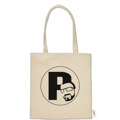 Motiv: Baumwolltasche - DerPeci - Logo - bestimme auf Wunsch Details wie Produkt, Grösse, Farbe und Position selbst ! Motiv: Baumwolltasche - DerPeci - Logo
