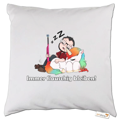 Motiv: Kissen - Immer flauschig bleiben - bestimme auf Wunsch Details wie Produkt, Grösse, Farbe und Position selbst ! Motiv: Kissen - Immer flauschig bleiben