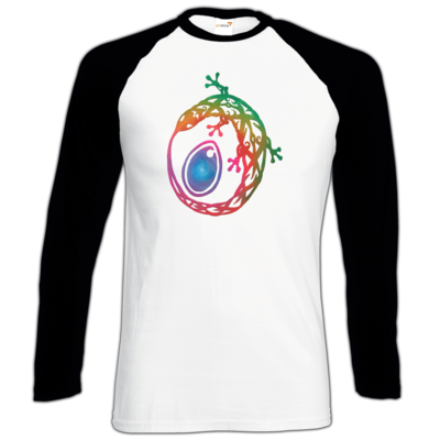 Motiv: Longsleeve Baseball T - Götter - Tsa - Symbol - bestimme auf Wunsch Details wie Produkt, Grösse, Farbe und Position selbst ! Motiv: Longsleeve Baseball T - Götter - Tsa - Symbol
