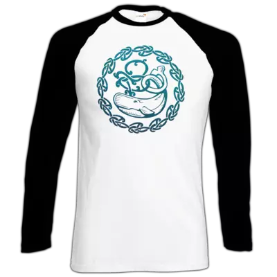 Motiv: Longsleeve Baseball T - Götter - Swafnir - Symbol - bestimme auf Wunsch Details wie Produkt, Grösse, Farbe und Position selbst ! Motiv: Longsleeve Baseball T - Götter - Swafnir - Symbol