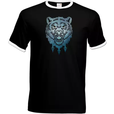 Motiv: T-Shirt Ringer - Götter - Firun - Symbol - bestimme auf Wunsch Details wie Produkt, Grösse, Farbe und Position selbst ! Motiv: T-Shirt Ringer - Götter - Firun - Symbol