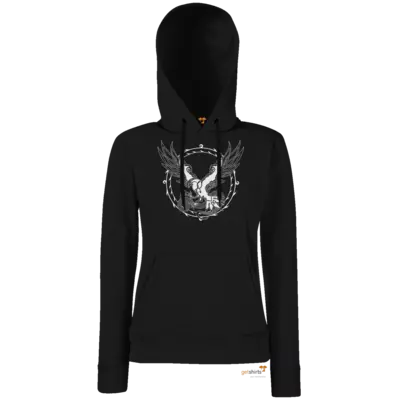 Motiv: Hoodie Damen Classic - Phileasson - Walknoten uni - bestimme auf Wunsch Details wie Produkt, Grösse, Farbe und Position selbst ! Motiv: Hoodie Damen Classic - Phileasson - Walknoten uni