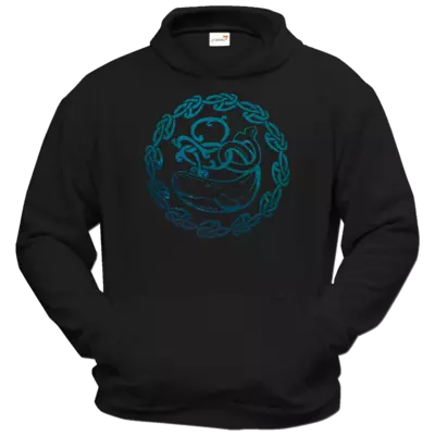 Motiv: Hoodie Classic - Götter - Swafnir - Symbol - bestimme auf Wunsch Details wie Produkt, Grösse, Farbe und Position selbst ! Motiv: Hoodie Classic - Götter - Swafnir - Symbol