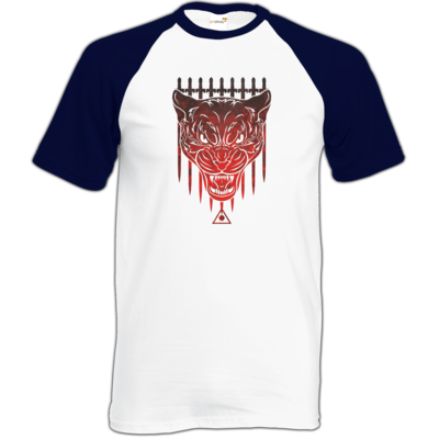 Motiv: Baseball-T FAIR WEAR - Götter - Kor - Symbol - bestimme auf Wunsch Details wie Produkt, Grösse, Farbe und Position selbst ! Motiv: Baseball-T FAIR WEAR - Götter - Kor - Symbol