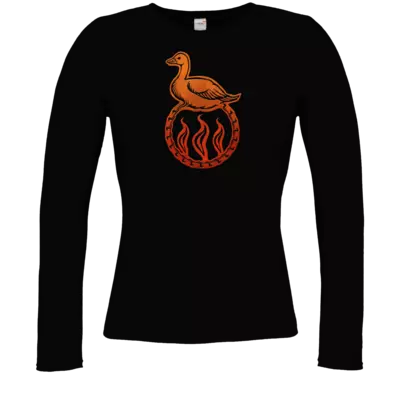 Motiv: Longsleeve Damen FAIR WEAR - Götter - Travia - Symbol - bestimme auf Wunsch Details wie Produkt, Grösse, Farbe und Position selbst ! Motiv: Longsleeve Damen FAIR WEAR - Götter - Travia - Symbol