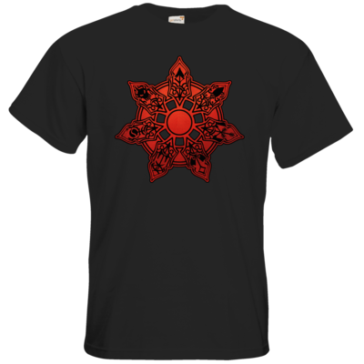 Motiv: T-Shirt Premium FAIR WEAR - Götter - Borbarad - Symbol - bestimme auf Wunsch Details wie Produkt, Grösse, Farbe und Position selbst ! Motiv: T-Shirt Premium FAIR WEAR - Götter - Borbarad - Symbol