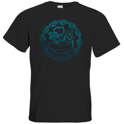 Motiv: T-Shirt Premium FAIR WEAR - Götter - Swafnir - Symbol - bestimme auf Wunsch Details wie Produkt, Grösse, Farbe und Position selbst ! Motiv: T-Shirt Premium FAIR WEAR - Götter - Swafnir - Symbol