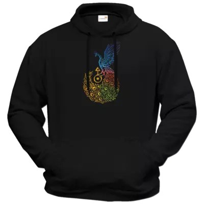 Motiv: Hoodie Premium FAIR WEAR - Götter - Aves - Symbol - bestimme auf Wunsch Details wie Produkt, Grösse, Farbe und Position selbst ! Motiv: Hoodie Premium FAIR WEAR - Götter - Aves - Symbol