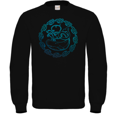 Motiv: Sweatshirt FAIR WEAR - Götter - Swafnir - Symbol - bestimme auf Wunsch Details wie Produkt, Grösse, Farbe und Position selbst ! Motiv: Sweatshirt FAIR WEAR - Götter - Swafnir - Symbol
