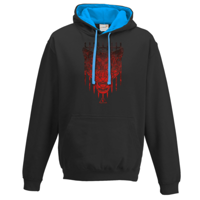 Motiv: Two-Tone Hoodie - Götter - Kor - Symbol - bestimme auf Wunsch Details wie Produkt, Grösse, Farbe und Position selbst ! Motiv: Two-Tone Hoodie - Götter - Kor - Symbol