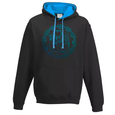 Motiv: Two-Tone Hoodie - Götter - Swafnir - Symbol - bestimme auf Wunsch Details wie Produkt, Grösse, Farbe und Position selbst ! Motiv: Two-Tone Hoodie - Götter - Swafnir - Symbol