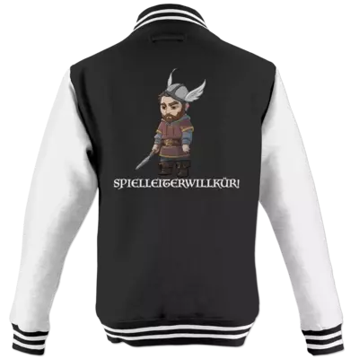 Motiv: College Jacke - Let's Plays - Nubor Spielleiterwillkür - Chibi - bestimme auf Wunsch Details wie Produkt, Grösse, Farbe und Position selbst ! Motiv: College Jacke - Let's Plays - Nubor Spielleiterwillkür - Chibi