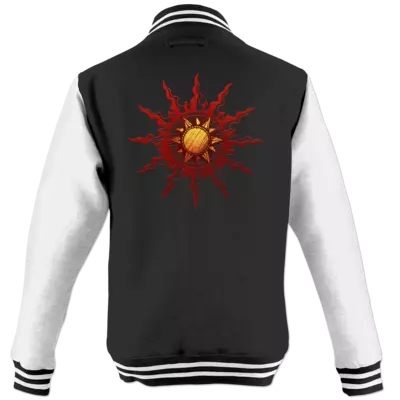 Motiv: College Jacke - Götter - Praios - Symbol - bestimme auf Wunsch Details wie Produkt, Grösse, Farbe und Position selbst ! Motiv: College Jacke - Götter - Praios - Symbol