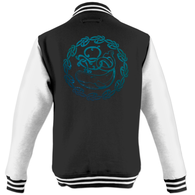 Motiv: College Jacke - Götter - Swafnir - Symbol - bestimme auf Wunsch Details wie Produkt, Grösse, Farbe und Position selbst ! Motiv: College Jacke - Götter - Swafnir - Symbol