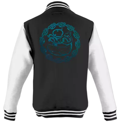 Motiv: College Jacke - Götter - Swafnir - Symbol - bestimme auf Wunsch Details wie Produkt, Grösse, Farbe und Position selbst ! Motiv: College Jacke - Götter - Swafnir - Symbol