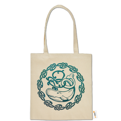 Motiv: Baumwolltasche - Götter - Swafnir - Symbol - bestimme auf Wunsch Details wie Produkt, Grösse, Farbe und Position selbst ! Motiv: Baumwolltasche - Götter - Swafnir - Symbol