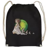 Motiv: Cotton Gymsac - DSA - Götter - Travia - Chibi - bestimme auf Wunsch Details wie Produkt, Grösse, Farbe und Position selbst ! Motiv: Cotton Gymsac - DSA - Götter - Travia - Chibi