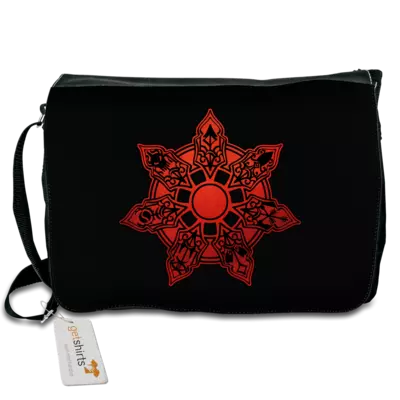 Motiv: Schultertasche - Götter - Borbarad - Symbol - bestimme auf Wunsch Details wie Produkt, Grösse, Farbe und Position selbst ! Motiv: Schultertasche - Götter - Borbarad - Symbol