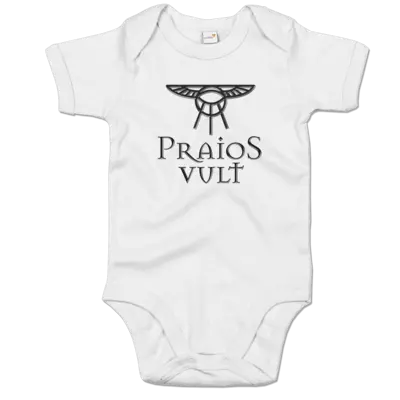 Motiv: Baby Body Organic - Sprüche - Götter - Praios Vult - bestimme auf Wunsch Details wie Produkt, Grösse, Farbe und Position selbst ! Motiv: Baby Body Organic - Sprüche - Götter - Praios Vult