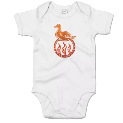 Motiv: Baby Body Organic - Götter - Travia - Symbol - bestimme auf Wunsch Details wie Produkt, Grösse, Farbe und Position selbst ! Motiv: Baby Body Organic - Götter - Travia - Symbol