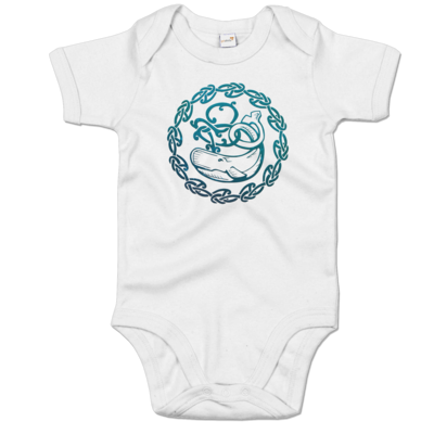 Motiv: Baby Body Organic - Götter - Swafnir - Symbol - bestimme auf Wunsch Details wie Produkt, Grösse, Farbe und Position selbst ! Motiv: Baby Body Organic - Götter - Swafnir - Symbol