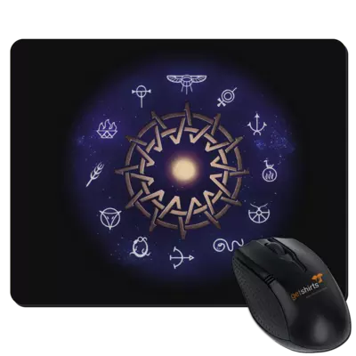 Motiv: Mousepad Textil - Götter - Zwölfgötterkreis - bestimme auf Wunsch Details wie Produkt, Grösse, Farbe und Position selbst ! Motiv: Mousepad Textil - Götter - Zwölfgötterkreis