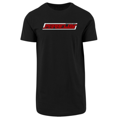 Motiv: Shaped Long Tee - Logo - bestimme auf Wunsch Details wie Produkt, Grösse, Farbe und Position selbst ! Motiv: Shaped Long Tee - Logo