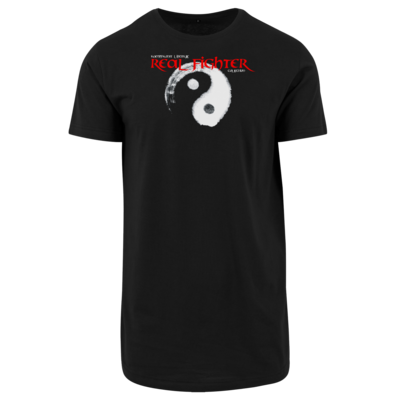 Motiv: Shaped Long Tee - Real Fighter - bestimme auf Wunsch Details wie Produkt, Grösse, Farbe und Position selbst ! Motiv: Shaped Long Tee - Real Fighter