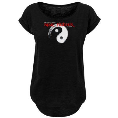Motiv: Ladies Long Slub Tee - Real Fighter - bestimme auf Wunsch Details wie Produkt, Grösse, Farbe und Position selbst ! Motiv: Ladies Long Slub Tee - Real Fighter