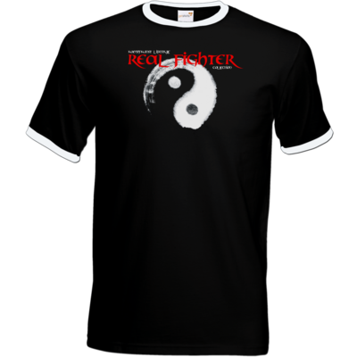 Motiv: T-Shirt Ringer - Real Fighter - bestimme auf Wunsch Details wie Produkt, Grösse, Farbe und Position selbst ! Motiv: T-Shirt Ringer - Real Fighter