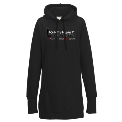Motiv: Lady Longline Hoodie - Kampfkunst Lifestyle - Logo 1 - bestimme auf Wunsch Details wie Produkt, Grösse, Farbe und Position selbst ! Motiv: Lady Longline Hoodie - Kampfkunst Lifestyle - Logo 1