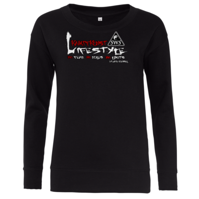 Motiv: Girlie Sweatshirt - Kampfkunst Lifestyle - Logo 2 - bestimme auf Wunsch Details wie Produkt, Grösse, Farbe und Position selbst ! Motiv: Girlie Sweatshirt - Kampfkunst Lifestyle - Logo 2