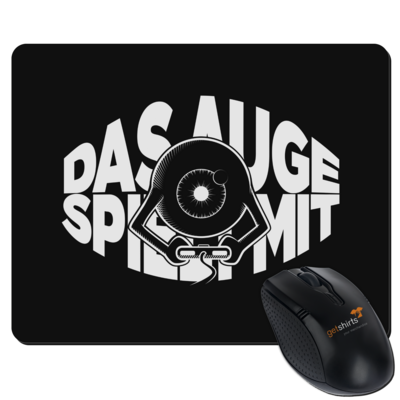 Motiv: Mousepad Textil - Das Auge spielt mit - bestimme auf Wunsch Details wie Produkt, Grösse, Farbe und Position selbst ! Motiv: Mousepad Textil - Das Auge spielt mit