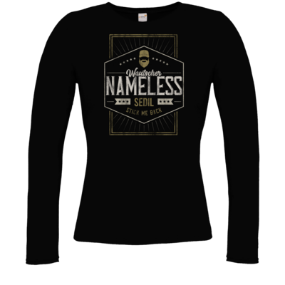 Motiv: Longsleeve Damen FAIR WEAR - Nameless - bestimme auf Wunsch Details wie Produkt, Grösse, Farbe und Position selbst ! Motiv: Longsleeve Damen FAIR WEAR - Nameless